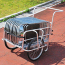 アルミリヤカー 小型 台車 運搬 折り畳み タイヤ 20インチ ミニ 折りたたみ 折り畳み 園芸 農作業 アウトドア キャンプ ノーパンクタイヤ 【納期D】【lic-tan-584】