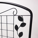 フラワースタンド 屋外 2段 スチール 金属 おしゃれ ガーデニング 鉢スタンド 花台 園芸 スタンド ラック フェンスつき 【納期D】【lic-tan-588】