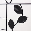 フラワースタンド 屋外 2段 スチール 金属 おしゃれ ガーデニング 鉢スタンド 花台 園芸 スタンド ラック フェンスつき 【納期D】【lic-tan-588】