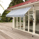 オーニング 2m 突っ張り 取り付け DIY 日よけ 手動 つっぱり サンシェード 【納期D】【lic-tan-591-20】