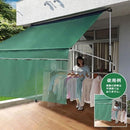 オーニング 2m 突っ張り 取り付け DIY 日よけ 手動 つっぱり サンシェード 【納期D】【lic-tan-591-20】