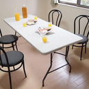 折りたたみテーブル 180cm 作業台 折り畳みテーブル 取っ手付き アウトドア 【納期D】【lic-tan-599-180】