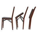 ダイニングチェア 折りたたみ 天然木製 折畳み 椅子 チェアー 折り畳みチェア リビング 飲食店 レストラン 旅館 カフェ 収納 コンパクト 【納期D】【lic-tan-626】