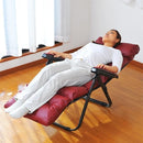 折畳み式リクライニングチェア 屋外 リビング 軽い 折りたたみチェア 椅子 いす 黒 赤 レッド 【納期D】【lic-tan-666】