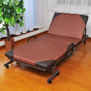 折り畳みベッド リクライニング 折りたたみベッド シングル コンパクト 手すりつき シンプル ひとり暮らし ワンルーム 男性 女性 簡易 【納期D】【lic-tan-698】
