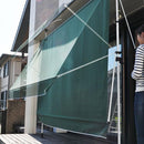 オーニング 2M おしゃれ つっぱり 手動 巻き取り オーニングシェード 取り付け DIY オーニングテント オーニングサンシェード 幅2m 【納期D】【lic-tan-709-20】