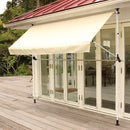 オーニング 2M おしゃれ つっぱり 手動 巻き取り オーニングシェード 取り付け DIY オーニングテント オーニングサンシェード 幅2m 【納期D】【lic-tan-709-20】