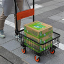 台車 折りたたみ カート キャリー カゴ付き キャスター タイヤ 大きい 運搬 業務用 家庭用 大型 コンパクト 運搬 荷物 灯油 【納期D】【lic-tan-726】