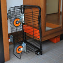 台車 折りたたみ カート キャリー カゴ付き キャスター タイヤ 大きい 運搬 業務用 家庭用 大型 コンパクト 運搬 荷物 灯油 【納期D】【lic-tan-726】