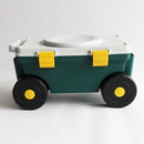 ガーデニング カート 移動 座れる 作業台 ボックス 収納 園芸用品 座面回転 腰掛け キャスター付き 農作業 庭 ガレージ 洗車 【納期D】【lic-tan-736】