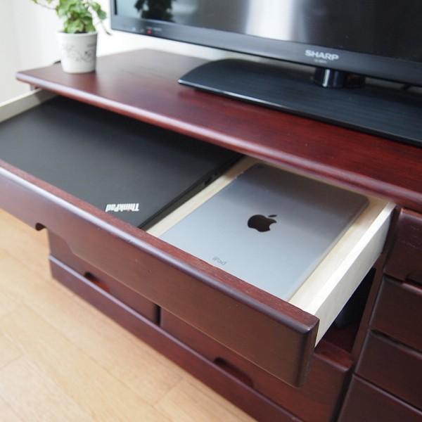 テレビ台 完成品 コンパクト 木製 桐 引き出し AVラック 収納 シンプル テレビボード アジアン TV台 おしゃれ 【納期D】【lic-tan-803】