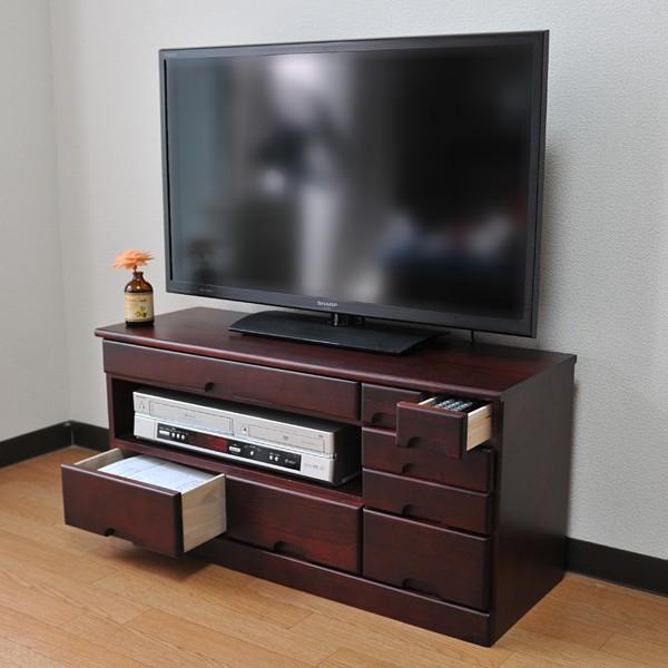 テレビ台 完成品 コンパクト 木製 桐 引き出し AVラック 収納 シンプル テレビボード アジアン TV台 おしゃれ 【納期D】【lic-tan-803】