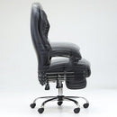 リクライニングチェア オットマン フットレスト 1人用 キャスター付き 肘 おしゃれ オフィスチェアー プレジデント 社長椅子 ハイバック 【納期D】【lic-tan-835n】