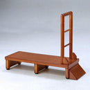 玄関 踏み台 片手すり付き 90cm 昇降台 段差解消 ステップ台 介護 補助台 立ち上がり 足腰 負担軽減 安心 安全 【納期D】【lic-tan-889-90】