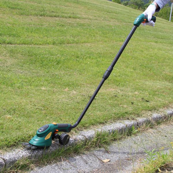 草刈機 草刈り機 充電式 バッテリー 女性 簡単 使いやすい 軽い 軽量 刃 切り替え 電動 芝生 手入れ 庭 ガーデニング 園芸 ハンディ 携帯 【納期D】【lic-tan-940】