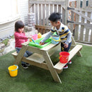 テーブル 屋外用 子供用 子ども用 ガーデンテーブル 天然木 杉 ウッドテーブル 砂場 すなば 遊具 おもちゃ 庭 ガーデニング 大型 テーブル 【納期D】【lic-tan-945】