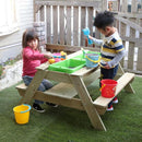 テーブル 屋外用 子供用 子ども用 ガーデンテーブル 天然木 杉 ウッドテーブル 砂場 すなば 遊具 おもちゃ 庭 ガーデニング 大型 テーブル 【納期D】【lic-tan-945】