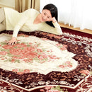 ラグマット 2畳 おしゃれ 正方形 185×185cm 薄型 ホットカーペット対応 床暖房対応 洗える 【納期D】【lic-tan-boa1】