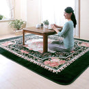 ラグマット 2畳 おしゃれ 正方形 185×185cm 薄型 ホットカーペット対応 床暖房対応 洗える 【納期D】【lic-tan-boa1】