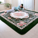 ラグマット 3畳 洗える 薄手 床暖対応 王朝柄 おしゃれな 長方形 200×250cm 【納期D】【lic-tan-boa2】