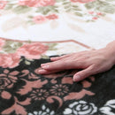 ラグマット 3畳 洗える 薄手 床暖対応 王朝柄 おしゃれな 長方形 200×250cm 【納期D】【lic-tan-boa2】