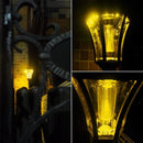 外灯 led ソーラー ポール 玄関 庭 照明 駐車場 支柱 自動点灯 おしゃれ 屋外 街灯 スタンド 北欧 アンティーク調 レトロ モダン 埋め込み 設置 diy 太陽光電池 【納期D】【lic-tan-s328】