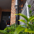 外灯 led ソーラー ポール 玄関 庭 照明 駐車場 支柱 自動点灯 おしゃれ 屋外 街灯 スタンド 北欧 アンティーク調 レトロ モダン 埋め込み 設置 diy 太陽光電池 【納期D】【lic-tan-s328】