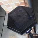 外灯 led ソーラー ポール 玄関 庭 照明 駐車場 支柱 自動点灯 おしゃれ 屋外 街灯 スタンド 北欧 アンティーク調 レトロ モダン 埋め込み 設置 diy 太陽光電池 【納期D】【lic-tan-s328】