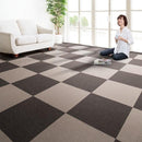 タイルカーペット 吸着 置くだけ 敷くだけ 安い セット すべり止め 30×30cm 厚み 賃貸 マンション 原状復帰 フローリング リビング 猫 タイルマット 犬 ペット 【納期B】【lic-tjt-002】