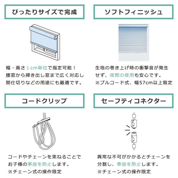 ロールスクリーン オーダー サイズ W181-200×H181-200cm 簡単 取り付け 設置 カーテンレール対応 賃貸対応 タチカワブラインド グループ 立川機工 日本製 【納期C】【lic-tkk-rol-024】