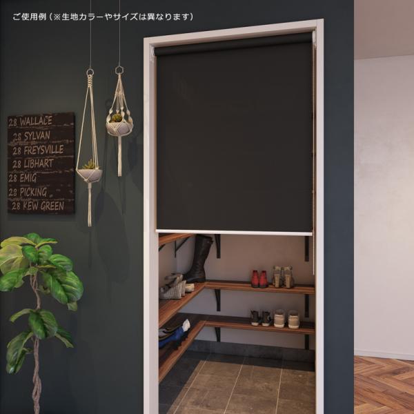 ロールスクリーン 突っ張り式 つっぱり 抗菌 防臭 幅610-900 高さ1810-2000mm ロールカーテン 制菌 清潔 安心 安全 子供部屋 子ども部屋 応接室 玄関 日本製 diy 【納期C】【lic-tkk-rol-736】