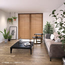 ウッドブラインド オーダー サイズ 幅151-160×高さ81-120cm 操作方法 ポール 棒 木目 天然木 白 黒 茶 窓枠 西海岸 北欧 和 リビング 和室 立川機工 幅広 【納期C】【lic-tkk-wod-016】