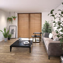 ウッドブラインド オーダー サイズ 幅101-120×高さ81-120cm 操作方法 コード 取り付け 天井付け 正面付け 窓枠 内 外 天然木 北欧 和風 立川機工 店舗 施設 【納期C】【lic-tkk-wod-048】