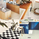 クッションフロア 東リ 石目 柄 CFシート H テラコッタ 大理石 石畳 モザイクタイル柄 チェッカー 白 黒 diy リフォーム フローリング 長尺 塩ビ 北欧 おしゃれ 【納期B】【lic-tol-cf-0052】