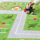 タイルカーペット 子供部屋 子ども 遊び場 ファブリックフロア パネルカーペット 洗える 撥水 吸着 滑り止め 置くだけ 賃貸 東リ 日本製 【納期B】【lic-tol-ff-0001】