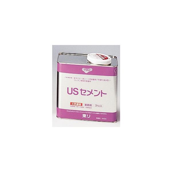 USセメント 3kg 東リ NUSC-S 耐湿工法用接着剤 タイル 床シート