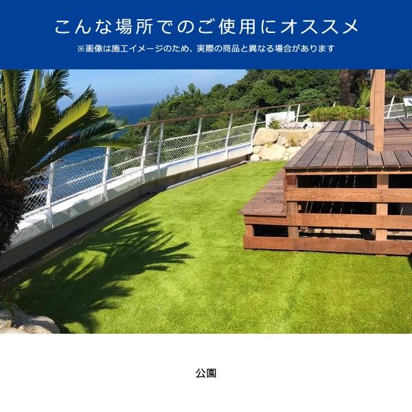 人工芝 ロール 幅1m 成型品 耐久性 丈夫 ゴルフ練習場 公園 プールサイド 遊園地 施設 防炎 厚み クッション性 人工芝生 diy 施工 おしゃれ メーカー 東レ 【納期A】【lic-tor-023】