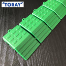 ニューベラコニー中フチ 東レ 人工芝 スパックタイル 端部処理材 凸型 リング型 【納期A】【lic-tor-034】