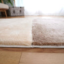 ラグマット ラグ マット 95×95cm 正方形 サイズ 組み合わせ パズルマット おしゃれ 床暖房対応 遮音 防音 洗える 滑り止め マイクロファイバー 高反発 ウレタン 【納期B】【lic-tsz-0088】