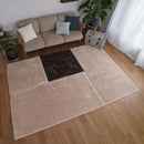 ラグマット ラグ マット 95×95cm 正方形 サイズ 組み合わせ パズルマット おしゃれ 床暖房対応 遮音 防音 洗える 滑り止め マイクロファイバー 高反発 ウレタン 【納期B】【lic-tsz-0088】