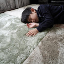 ラグマット ラグ マット 95×95cm 正方形 サイズ 組み合わせ パズルマット おしゃれ 床暖房対応 遮音 防音 洗える 滑り止め マイクロファイバー 高反発 ウレタン 【納期B】【lic-tsz-0088】