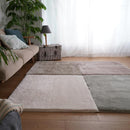 ラグマット ラグ マット 95×95cm 正方形 サイズ 組み合わせ パズルマット おしゃれ 床暖房対応 遮音 防音 洗える 滑り止め マイクロファイバー 高反発 ウレタン 【納期B】【lic-tsz-0088】