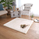 ラグマット ラグ マット 95×95cm 正方形 サイズ 組み合わせ パズルマット おしゃれ 床暖房対応 遮音 防音 洗える 滑り止め マイクロファイバー 高反発 ウレタン 【納期B】【lic-tsz-0088】