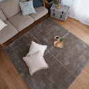 ラグマット ラグ マット 95×95cm 正方形 サイズ 組み合わせ パズルマット おしゃれ 床暖房対応 遮音 防音 洗える 滑り止め マイクロファイバー 高反発 ウレタン 【納期B】【lic-tsz-0088】