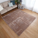 ラグマット ラグ マット 95×95cm 正方形 サイズ 組み合わせ パズルマット おしゃれ 床暖房対応 遮音 防音 洗える 滑り止め マイクロファイバー 高反発 ウレタン 【納期B】【lic-tsz-0088】