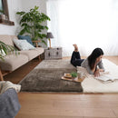 ラグマット ラグ マット 95×190cm 長方形 サイズ 組み合わせ パズルマット おしゃれ 無地 床暖房対応 遮音 防音 滑り止め マイクロファイバー 高反発 ウレタン 【納期B】【lic-tsz-0089】