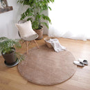 ラグ マット ラグマット 円形 丸型 140cm 直径 サイズ おしゃれ 無地 床暖房対応 洗える 滑り止め マイクロファイバー 高反発 ウレタン 厚み 厚手 防音 遮音 【納期B】【lic-tsz-0092】