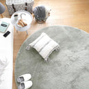 ラグ マット ラグマット 円形 丸型 190cm 直径 サイズ おしゃれ 無地 床暖房対応 洗える 滑り止め マイクロファイバー 高反発 ウレタン 厚み 厚手 防音 遮音 【納期B】【lic-tsz-0094】