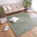 ラグ マット ラグマット 190×190cm 正方形 サイズ おしゃれ 無地 床暖房対応 洗える 滑り止め マイクロファイバー 高反発 ウレタン 厚み 厚手 防音 遮音 【納期B】【lic-tsz-0095】