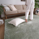 ラグ マット ラグマット 190×190cm 正方形 サイズ おしゃれ 無地 床暖房対応 洗える 滑り止め マイクロファイバー 高反発 ウレタン 厚み 厚手 防音 遮音 【納期B】【lic-tsz-0095】